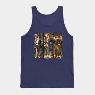 DAYS OF CREATION ANGELS First, Second and Third Day by Edward Burne Jones Tank Top